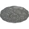 Ekena Millwork Cornelia Ceiling Medallion (Fits Canopies up to 4"), Hand-Painted Silver, 22 1/2"OD x 1 1/2"P CM22CNSLS - alternate 2
